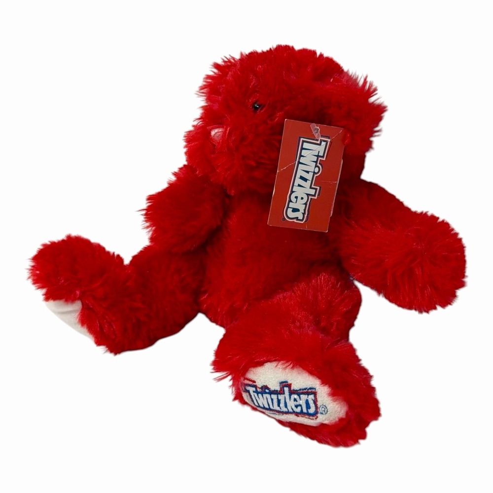 Hershey Twizzlers Red Plush Teddy Bear Advertising‎ Stuffed Animal 9in